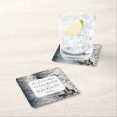 Landelijke bijtende vogelboom kartonnen onderzetters (Insitu)