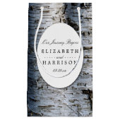 Landelijke bijtende vogelboom klein cadeauzakje (Voorkant)