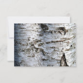 Landelijke bijtende vogelboom RSVP kaartje (Achterkant)