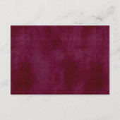 Landelijke bloei Herfst BRUILOFT Ontvangst Enclo Informatiekaartje (Achterkant)