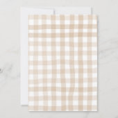 Landelijke bloem bruine koperen bruine Moederdag b Kaart (Achterkant)