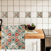 Landelijke Bloem Cottage Tegeltje