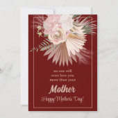 Landelijke bloem Moederdagkaart – Samen bloeien Feestdagenkaart (Voorkant)