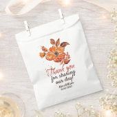 Landelijke bloemen bedankzakje (Geknipt)