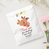 Landelijke bloemen bedankzakje (Gezegeld)