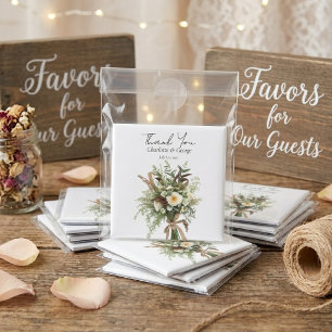 Landelijke bloemen bruidsboeket bruiloft cadeaus magneet