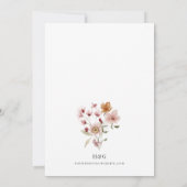Landelijke Bloemen Opslag Datum Kaart (Achterkant)