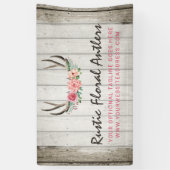 Landelijke Bloemengewei Hout & Vervallen Rozen Chi Spandoek (Verticaal)