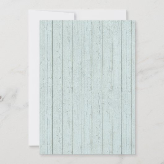 Landelijke bloemenschedel bruidsdouche uitnodiging (Achterkant)