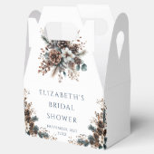 Landelijke Bloemige Denneappels Bos Bruiloft Feest Bedankdoosjes (Geopend)