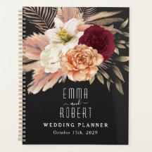 Landelijke Bloemige Trouwplanner