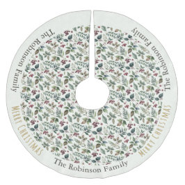 Landelijke bloemmotief botanische elegante Kerstmi Kerstboom Rok