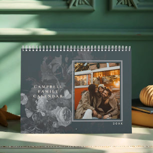 Landelijke Bloemrijke Elegante Chic Vintage Foto 2 Kalender