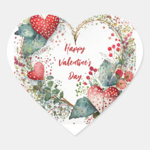 Landelijke bloemstuk valentijnshart krans aangepas