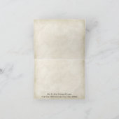 Landelijke boeketkleurpot met craquelé-zwirrels bedankkaart (Binnen)