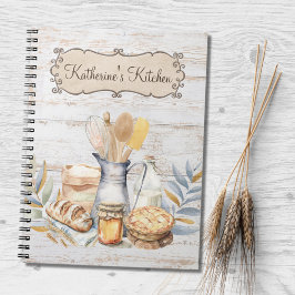 Landelijke boerderij bakgerei recept  notitieboek
