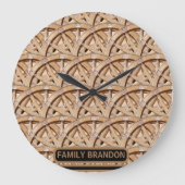 Landelijke boerderij Elegante Oude Mode Familienaa Grote Klok (Voorkant)