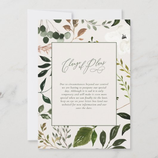 Landelijke boerderij hert en eucalyptus stijlvol c (Achterkant)