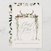 Landelijke boerderij hert en eucalyptus stijlvol c (Voorkant / Achterkant)