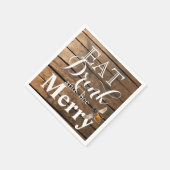 Landelijke boerderij houten honingbij servetten (Hoek)