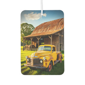 Landelijke Boerderij Vintage Oude Pick-up Truck Ku Luchtverfrisser