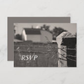 Landelijke Boerderij Weddenschap RSVP (Voorkant / Achterkant)