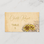 Landelijke Boheemse Zonnebloem Plaatskaartje (Voorkant)