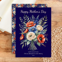 Landelijke Boho Bloemenboeket Gelukkige Moederdag