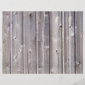 Landelijke Boots Rustic Tri-voudig Barn Wedding Pr (Achterkant)