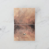 Landelijke bosveren en bloeiende bloemen bedankkaart (Binnen)