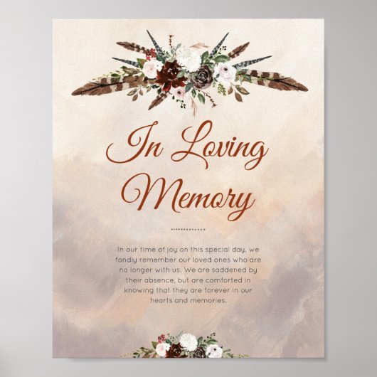 Landelijke bosveren en bloeiende bloemen poster (Voorkant)