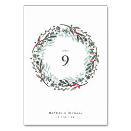 Landelijke botanische aquarel krans kaart