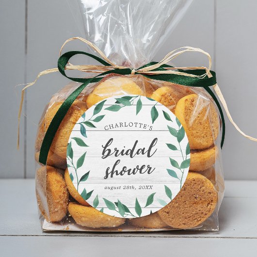 Landelijke Bruidsmeisjes Bruiloftssalon Ronde Sticker