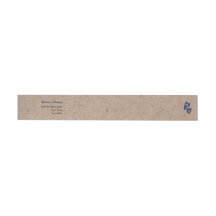 Landelijke Bruiloft | Kraft Monogram Retouradres