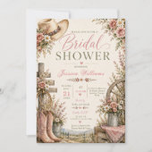 Landelijke bruiloftsshower uitnodiging (Voorkant)