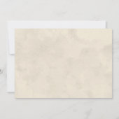 Landelijke cactus Wedding-uitnodigingen Kaart (Achterkant)