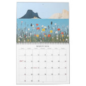 Landelijke Charm 2026 Folk Art Wall Kalender (Mar 2026)