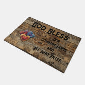 Landelijke Christelijke Hartjes Persoonlijk Deurmat (Schuin)