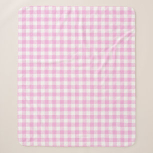 Landelijke Cottage Roze Plaid Sherpa Deken