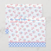 Landelijke cottage shabby chic bloemmotief geperso (Voorkant / Achterkant)