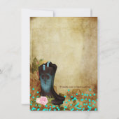 Landelijke Country Bruidsdouche Kaart (Achterkant)