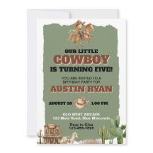 Landelijke Cowboy Western Thema Verjaardag