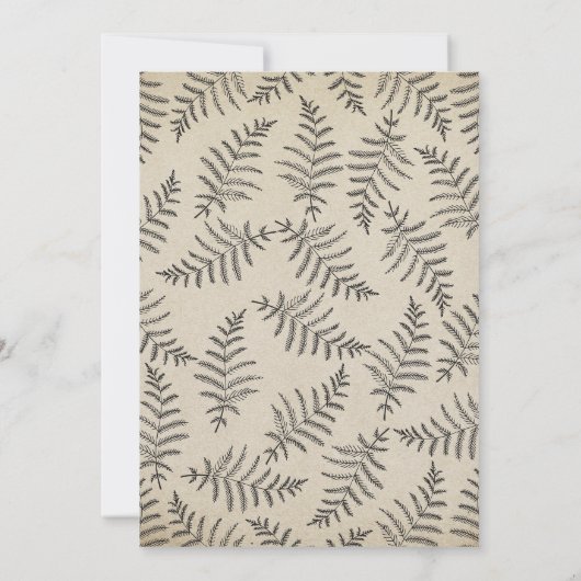 Landelijke cowboylaarzen voor verlovingsfeest kaart (Achterkant)