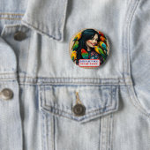 Landelijke dames vogellady voor Trump/Vance knop Ronde Button 5,7 Cm (In situ)