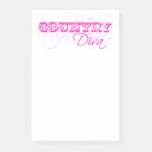 Landelijke diva post-it® notes (Voorkant)