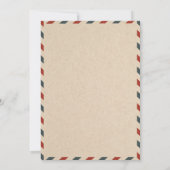 Landelijke Engelse verjaardagsfeest thema Kaart (Achterkant)