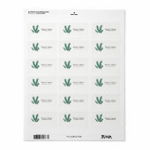 Landelijke Eucalyptus Etiket (Full Sheet)