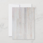 landelijke eucalyptus groen save the date kaart (Achterkant)