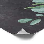 Landelijke Eucalyptus Herdenking In Liefdevolle He Poster (Hoek)