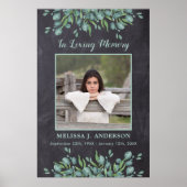 Landelijke Eucalyptus Herdenking In Liefdevolle He Poster (Voorkant)